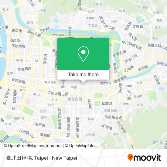 臺北田徑場地圖