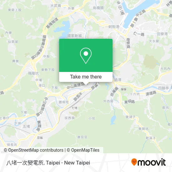 八堵一次變電所 map