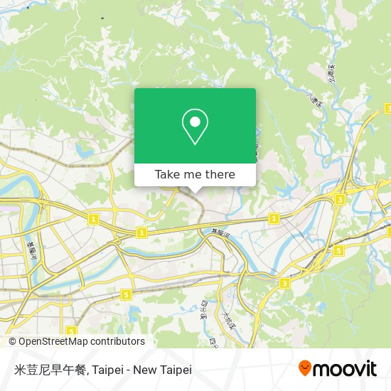 米荳尼早午餐 map