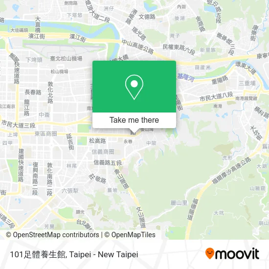 101足體養生館 map
