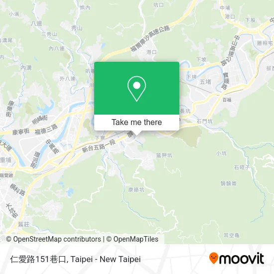 仁愛路151巷口地圖