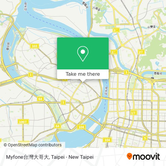 Myfone台灣大哥大 map