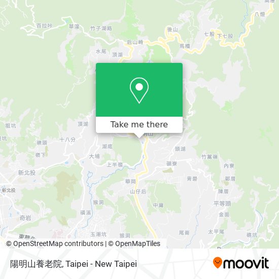 陽明山養老院 map