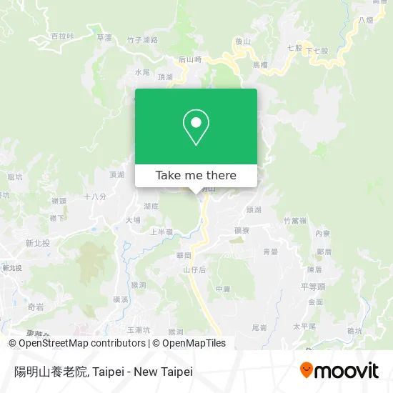 陽明山養老院 map