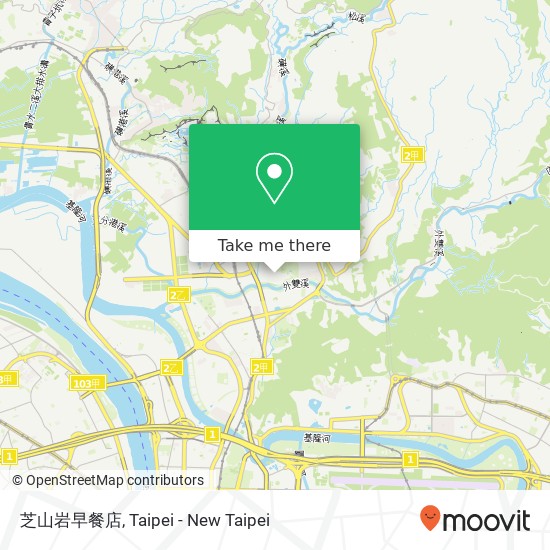 芝山岩早餐店 map