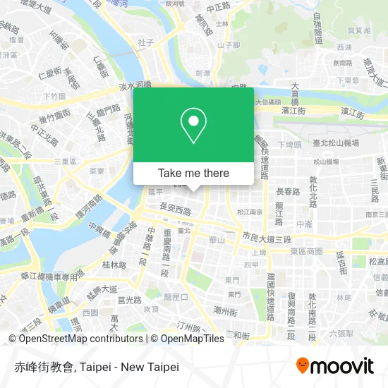 赤峰街教會地圖