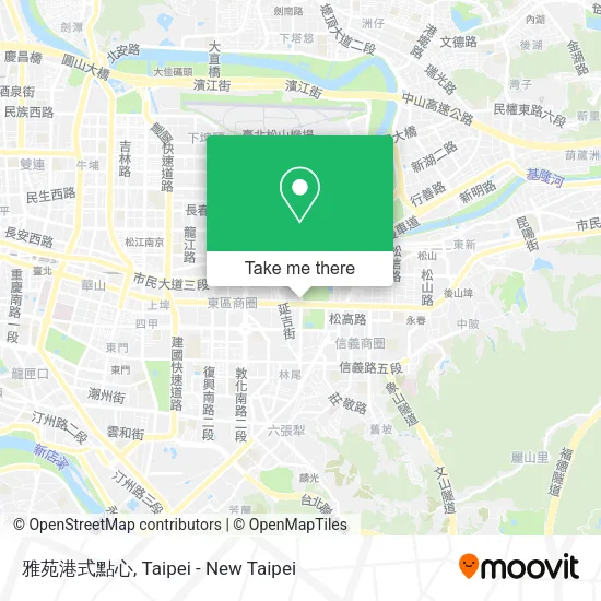 雅苑港式點心地圖