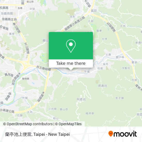 蘭亭池上便當 map