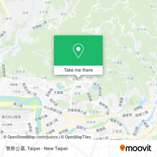警察公墓地圖