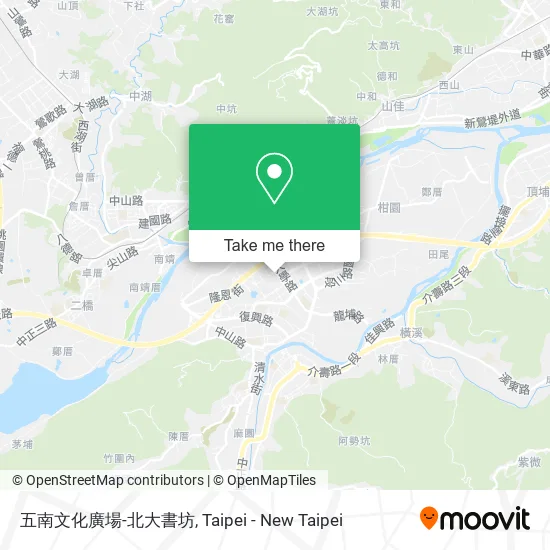 五南文化廣場-北大書坊地圖