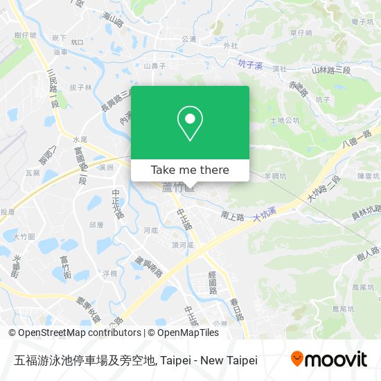 五福游泳池停車場及旁空地 map