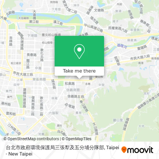台北市政府環境保護局三張犁及五分埔分隊部 map