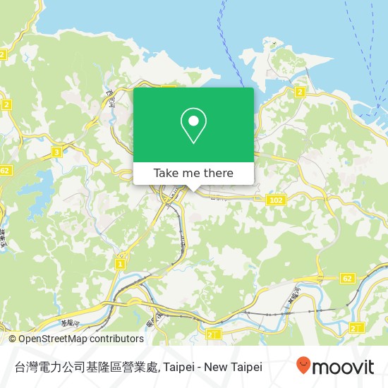 台灣電力公司基隆區營業處 map