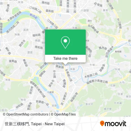 世新三橫移門 map