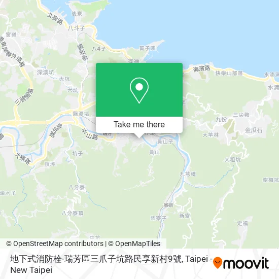 地下式消防栓-瑞芳區三爪子坑路民享新村9號地圖