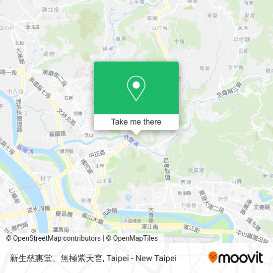 新生慈惠堂、無極紫天宮 map