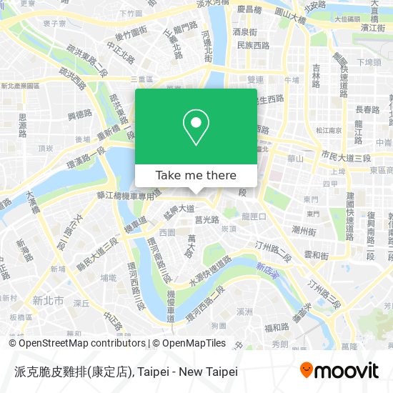 派克脆皮雞排(康定店) map