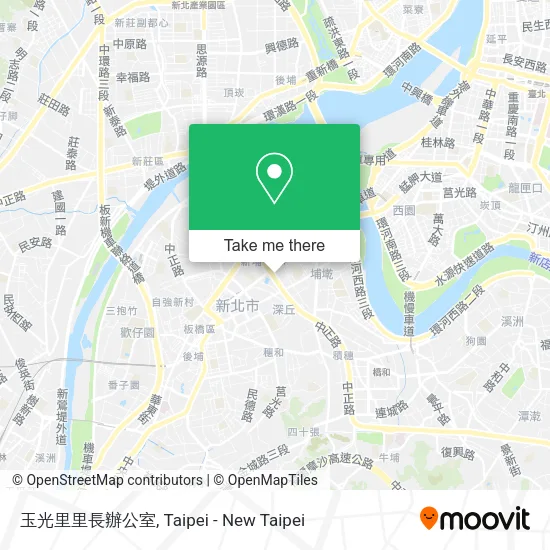 玉光里里長辦公室地圖