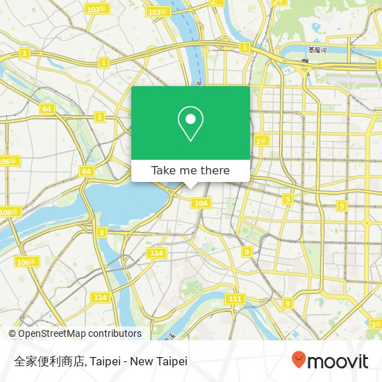 全家便利商店 map