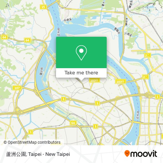 蘆洲公園 map