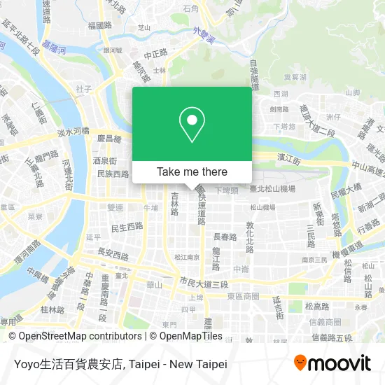 Yoyo生活百貨農安店 map