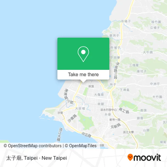 太子廟 map