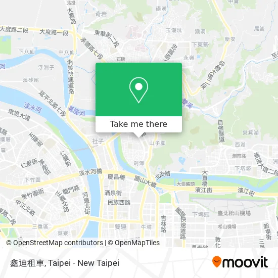 鑫迪租車 map