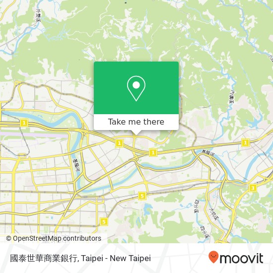 國泰世華商業銀行 map