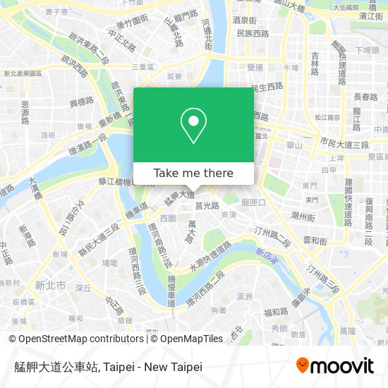 艋舺大道公車站地圖