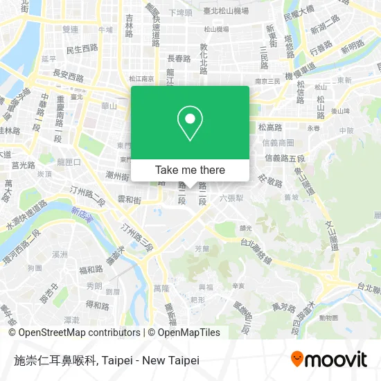 施崇仁耳鼻喉科地圖