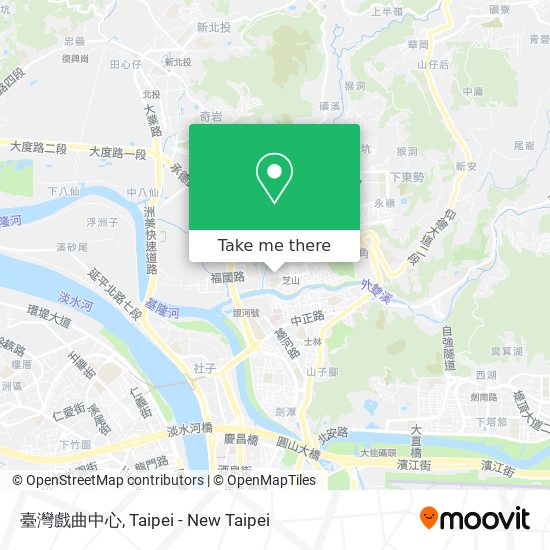臺灣戲曲中心地圖