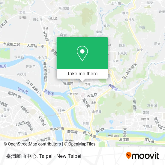 臺灣戲曲中心地圖