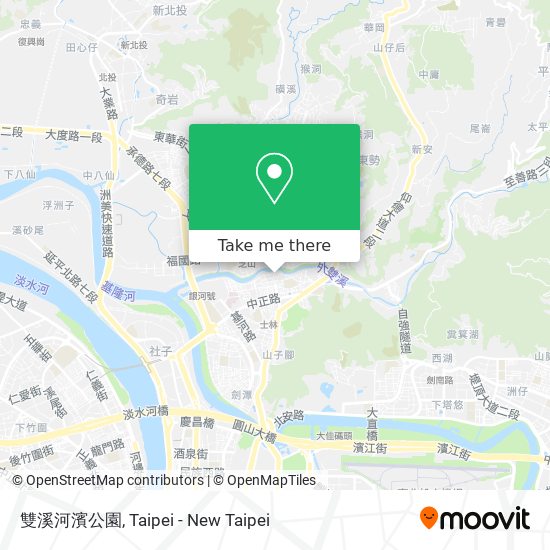 雙溪河濱公園 map