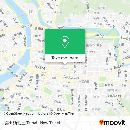 樂田麵包屋地圖