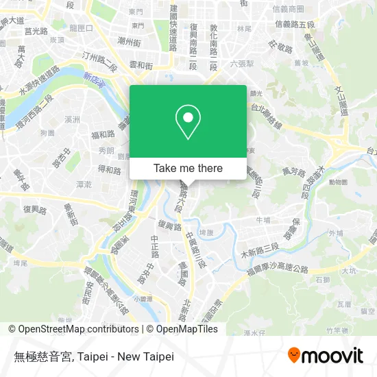 無極慈音宮地圖