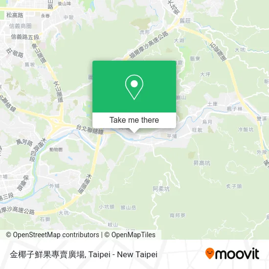 金椰子鮮果專賣廣場地圖