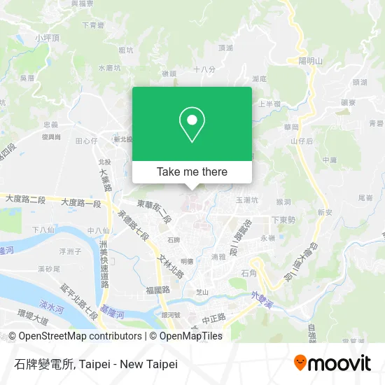 石牌變電所地圖