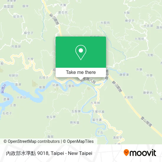 內政部水準點 9018 map