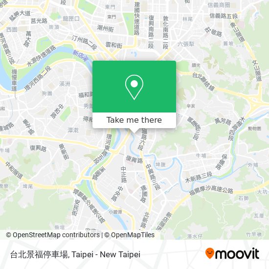台北景福停車場 map