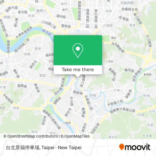 台北景福停車場地圖