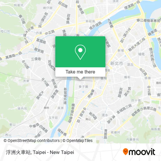 浮洲火車站 map