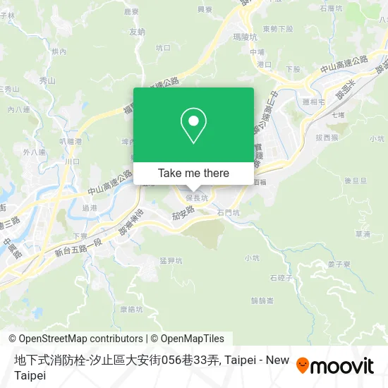 地下式消防栓-汐止區大安街056巷33弄 map