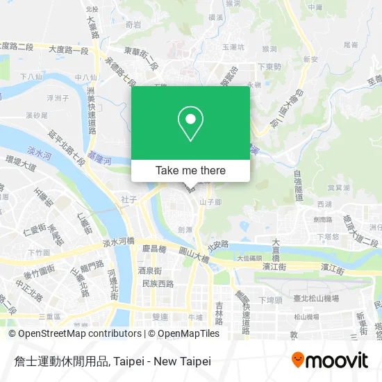 詹士運動休閒用品地圖