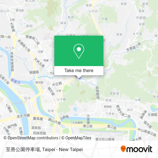 至善公園停車場地圖