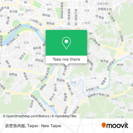 鼎豐魯肉飯 map