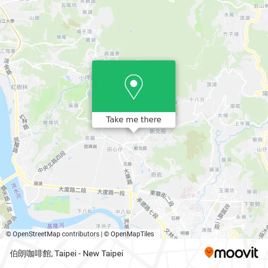 伯朗咖啡館 map