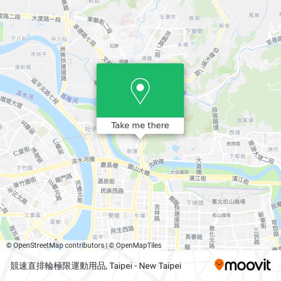 競速直排輪極限運動用品 map