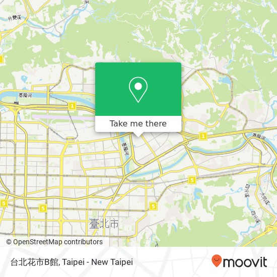台北花市B館地圖