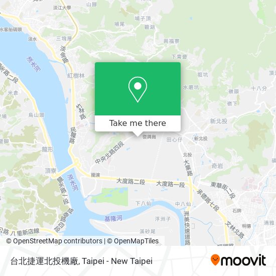 台北捷運北投機廠 map