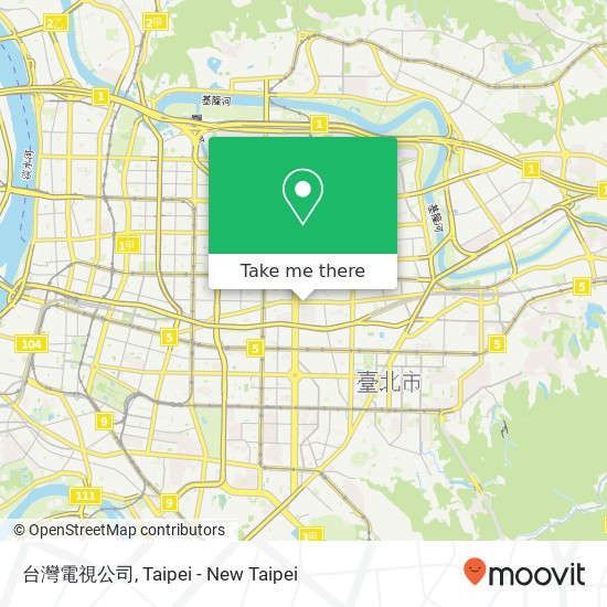 台灣電視公司 map